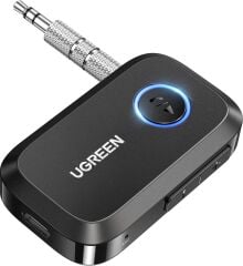 UGREEN 90748 CM596 3.5mm Aux Araç için Bluetooth 5.3 Ses Alıcısı Aktarım Adaptörü