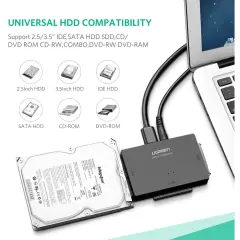 UGREEN 30353 USB-A 3.0 SATA & IDE 3.5'' + 2.5'' Harddisk Dönüştürücü Converter
