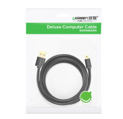 UGREEN 10355 US132 USB-A to Mini 5pin M Kablo Şarj ve Data Kablosu Siyah 1metre