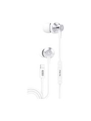 GO DES EP-218 Lightning Kablolu Kulak İçi Kulaklık Mikrofonlu Hi-Fi Stereo Beyaz