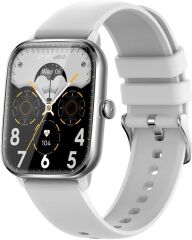 SHAZA Sesli Görüşme IP67 Nabız Ölçer 1.85 İnç Full Ekran Gri Akıllı Saat SA8002/BK