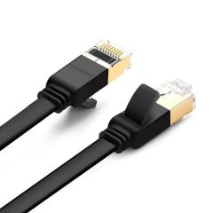 UGREEN 11262 NW106 CAT7 10Gbps Yüksek Ağ Hızı U/FTP Flat Yassı Ethernet Kablosu Siyah 3metre - 2