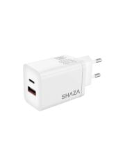 SHAZA SG2501/20/WT USB-C 20W to USB-A 18W 20W PD USB QC3.0& Type-C PD 20W Şarj Adaptörü