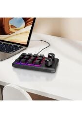 SUNTEK 12 Tuşlu Klavye RGB