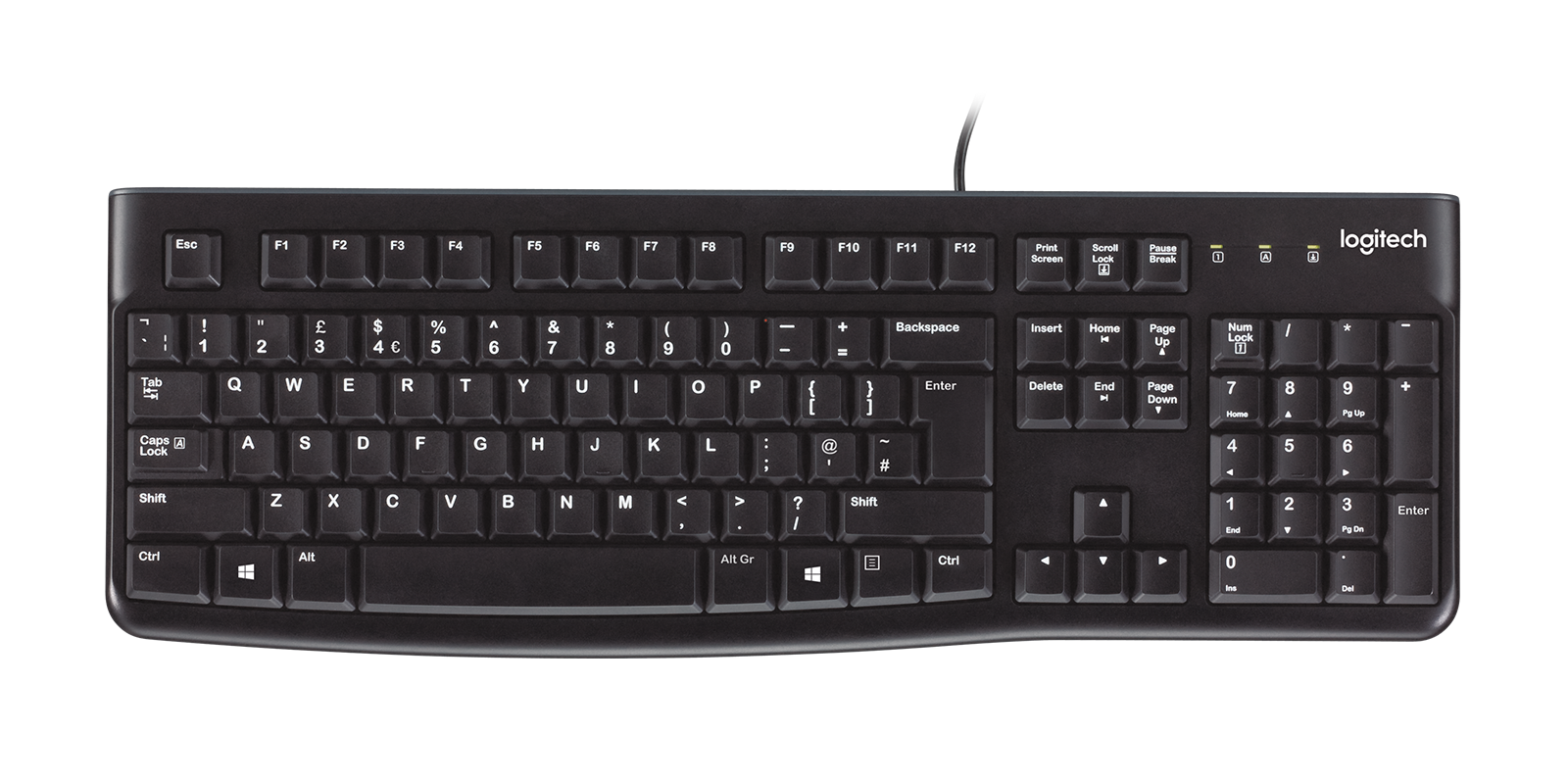 LOGİTECH K120 USB Kablolu Q Klavye Siyah (920-002505)