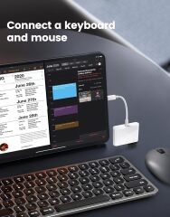 OEM 3 in 1 USB-C to USB TF/SD/microSD Kart Okuyucu