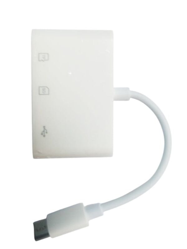 3 in 1 USB-C to USB TF/SD/microSD Kart Okuyucu