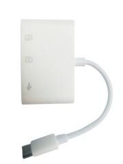 3 in 1 USB-C to USB TF/SD/microSD Kart Okuyucu