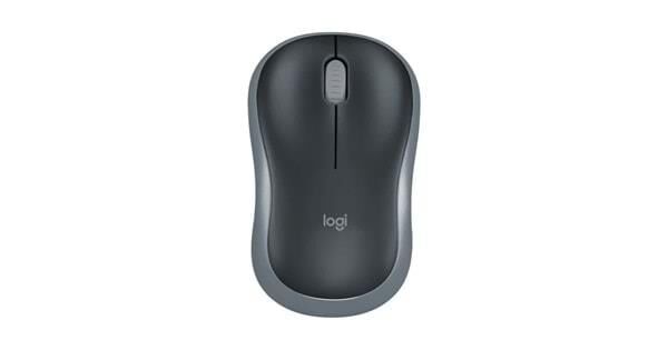 LOGİTECH M185 Nano USB Kablosuz Mouse Gri (910-002235)