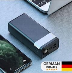 WOYAX by DEJİ WY-30F 30000mAh Dijital Göstergeli 22.5W Hızlı Taşınabilir Powerbank Şarj Cihazı Siyah