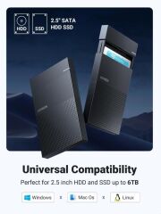 UGREEN 30725 CM471 USB-A 3.0 to Micro-B 2.5'' SATA SSD Harddisk Sabit Disk Muhafazası