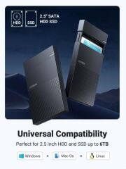 UGREEN 30725 CM471 USB-A 3.0 to Micro-B 2.5'' SATA SSD Harddisk Sabit Disk Muhafazası