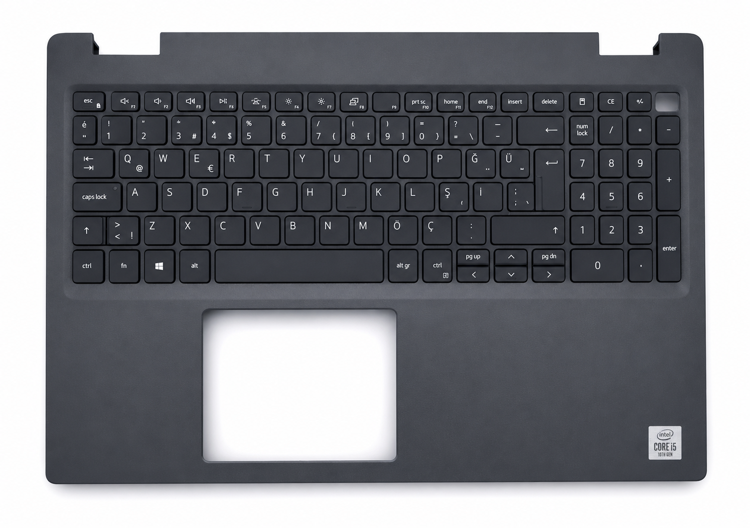 DELL Latitude 3510 Türkçe Q Klavye ve Üst Kasa 0YW0H7 SN8286