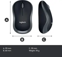 LOGİTECH MK270 USB Kablosuz Q Klavye Mouse Seti Siyah (920-004525)