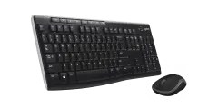LOGİTECH MK270 USB Kablosuz Q Klavye Mouse Seti Siyah (920-004525)