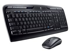 LOGİTECH MK330 USB Kablosuz MultiMedia Q Klavye Mouse Seti Siyah (920-003988)