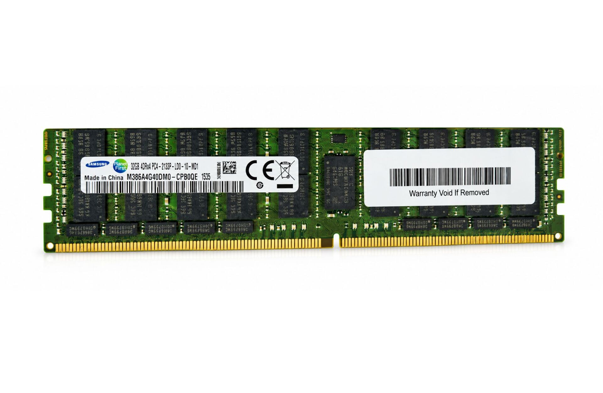 SAMSUNG 32GB DDR4 2133MHz 4DRx4 PC4-2133P ECC Sunucu Ram M386A4G40DM0-CPBQE