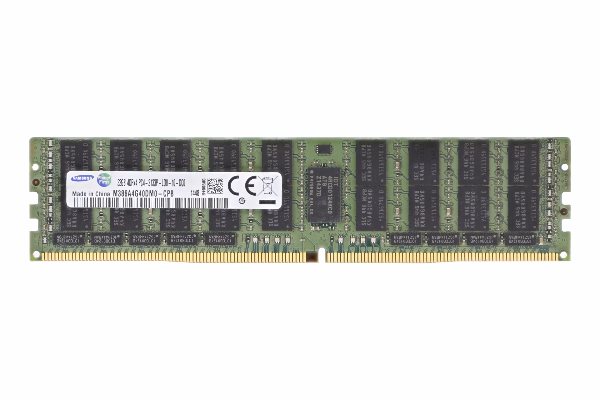 SAMSUNG 32GB DDR4 2133MHz 4DRx4 PC4-2133P ECC Server Sunucu Ram M386A4G40DM0-CPB