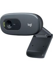LOGİTECH C270 Basit HD 720p USB Mikrofonlu Webcam Siyah (960-001063)