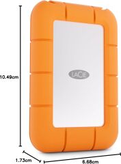 LACİE Rugged Mini 4TB USB-C 3.1 2.5'' Harici Taşınabilir Harddisk STFR4000800 400-8899667 2EUAPA-570