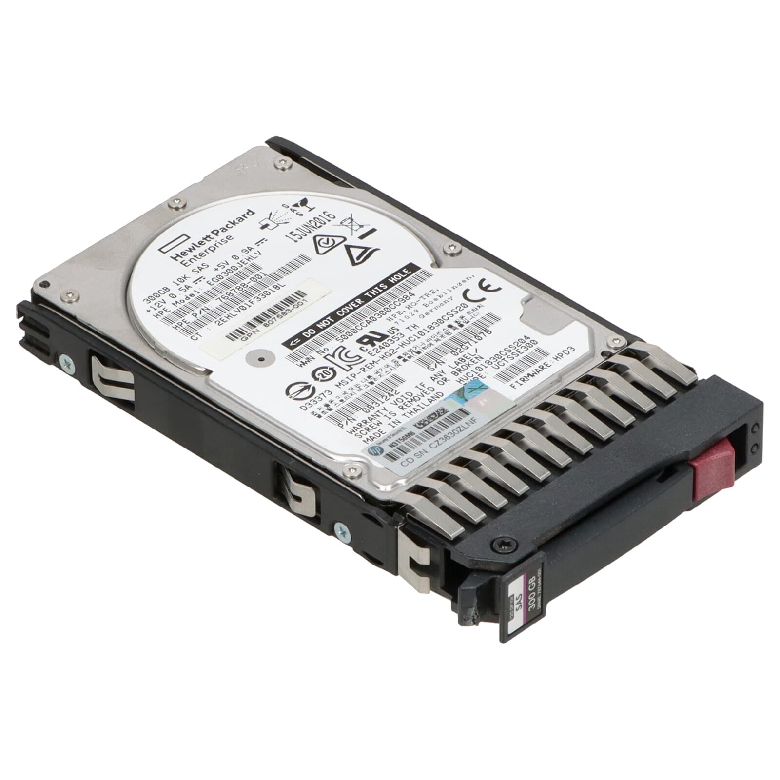 (2.EL) HPE 300GB 10K 12G SAS 2.5'' Server Sunucu Harddisk EG000300JWFVB AL14SEB03EN HDEBJ05CGA51 872483-002 872286-001