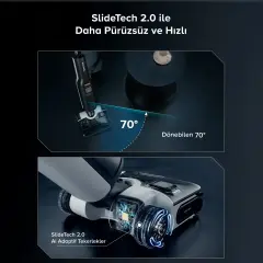ROBOROCK F25 Ace Islak Kuru Şarjlı Dikey Süpürge
