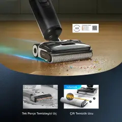 ROBOROCK F25 Ace Islak Kuru Şarjlı Dikey Süpürge
