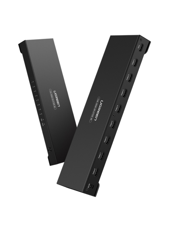 UGREEN 40203 8 Port HDMI Çoklayıcı Splitter 4K Ultra HD 3840x2160 30Hz 35metre İletim Mesafesi