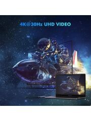 UGREEN 50209 CM136 5 in 1 USB-C to 3xUSB Çoklayıcı 1x4K/30Hz HDMI 1xPD USB-C 100W PD Şarj Desteği Çok Fonksiyonlu Bağlantı İstasyonu