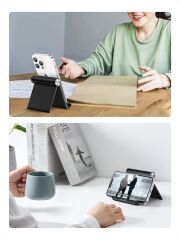 UGREEN 50747 LP106 Çok Açılı Ayarlanabilir Masaüstü Telefon Standı Siyah Hafif ve Kompakt