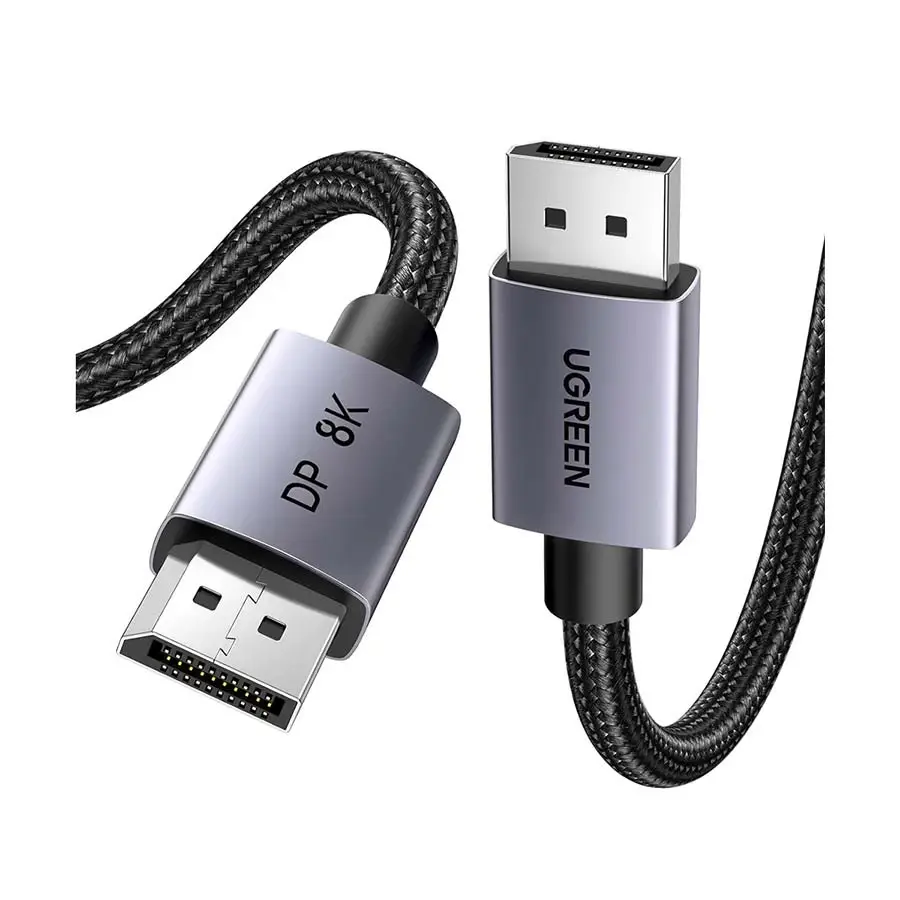 UGREEN 25906 DP120 Ultra HD 8K 60Hz Çözünürlük DisplayPort to DisplayPort 1.4 Örgülü Kablo 3metre