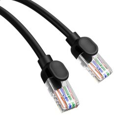 BASEUS PCWL-A101 CAT5 1000Mbps Gigabit Yüksek Ağ Hızı Ethernet Kablosu Siyah 1.5metre B00133206111-02 - 2