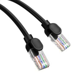 BASEUS PCWL-A101 CAT5 1000Mbps Gigabit Yüksek Ağ Hızı Ethernet Kablosu Siyah 1.5metre B00133206111-02 - 2