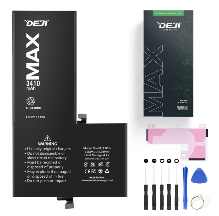 APPLE iPhone 11 Pro 3410mAh Batarya DEJİ