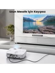 UGREEN 80409 HD141 8K 60Hz 4K 120Hz 2K 165Hz HDMI 2.1 Fiber Optik Görüntü Aktarma Kablosu 30metre