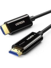 UGREEN 50500 HD141 8K 60Hz 4K 120Hz 2K 165Hz Fiber Optik HDMI 2.1 Kablosu Siyah 50metre