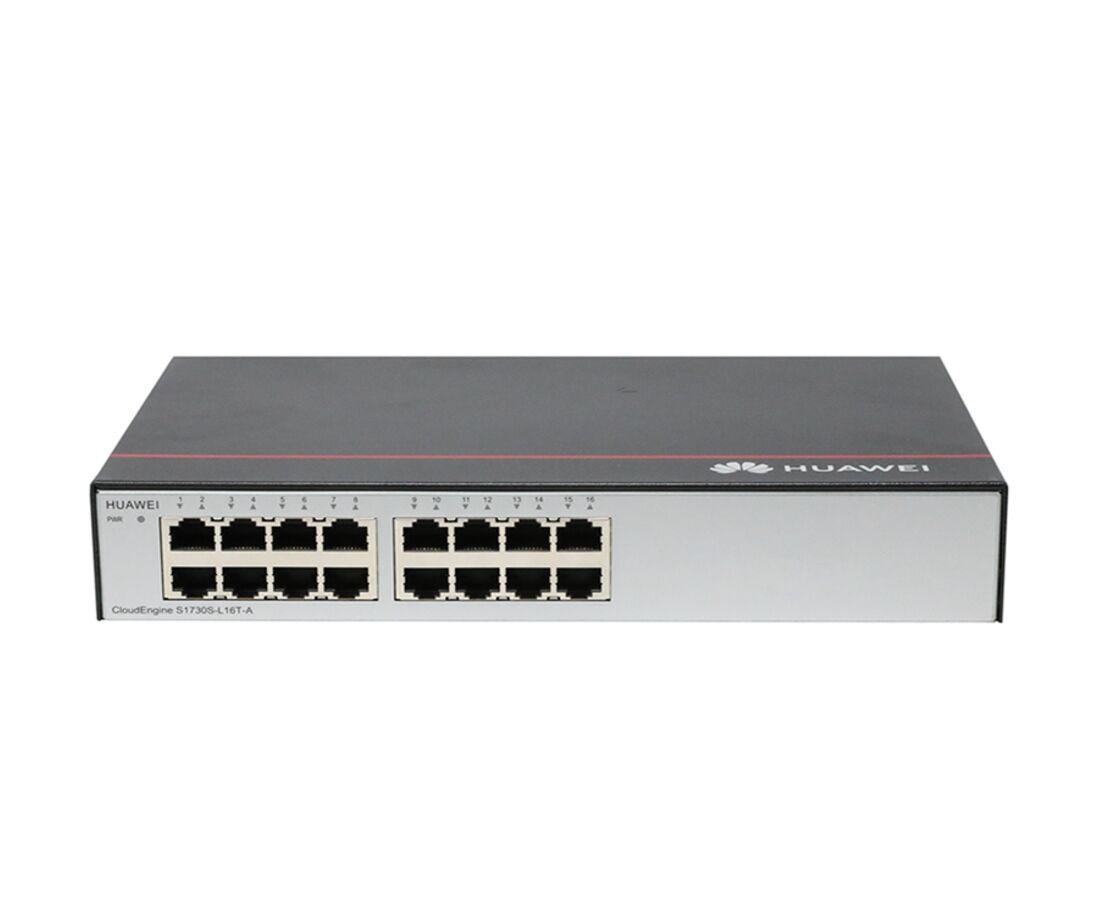 HUAWEİ S1730S-L16FR-A 16 Port 10/100Base-TX Fast Rack Tipi Ethernet Switch