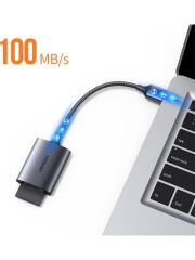 UGREEN 80887 CM401 USB-A 3.0 Micro SD TF ve SD Hafıza Kartı Okuyucu 5GB/s Aktarım Hızı