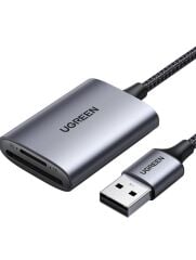 UGREEN 80887 CM401 USB-A 3.0 Micro SD TF ve SD Hafıza Kartı Okuyucu 5GB/s Aktarım Hızı