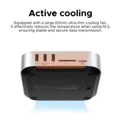UGREEN 95503 CM887 Mac Mini M4 Dock 10 in 2 USB-C 4xUSB-A 10Gbps Çoklayıcı 1x8K/30Hz HDMI 1xM.2 NVMe 40Gbps 8TB Kadar 1xSD 1xTF 312Mbps Kart Okuyucu 1x3.5mm Kulaklık Çıkışı 1xUSB-C PD 100W Şarj Desteği Çok Fonksiyonlu Bağlantı İstasyonu