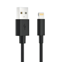 DEJİ DJ-C04 2.1A Lightning to USB Data ve Şarj Kablosu Siyah 1.2metre