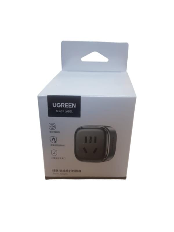 UGREEN S510 35608 Black Label 2500W 250V 10A Universal Alman Standartı Seyahat Dönüştürücü