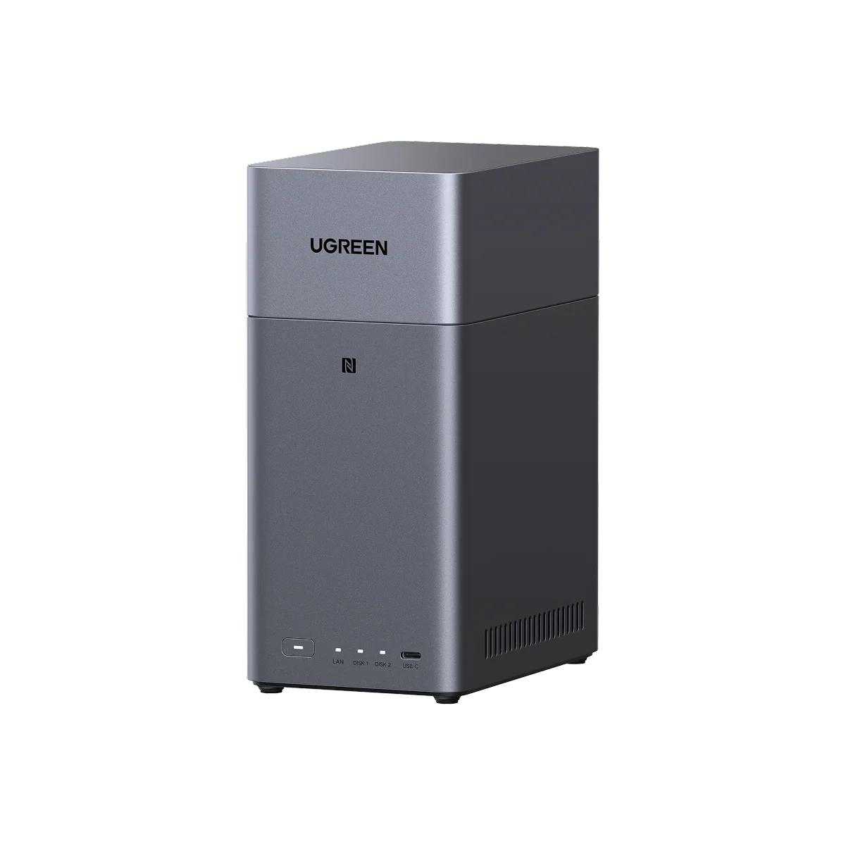 UGREEN 95678 DH2300 NASync Rockchip A72+A53 8 Çekirdekli CPU 4GB LPDDR4X 1xUSB-C 3.0 2xUSB-A 3.0 1xGbE RJ45 1x4K/60Hz HDMI 2 Yuvalı SATA NAS Depolama Ünitesi