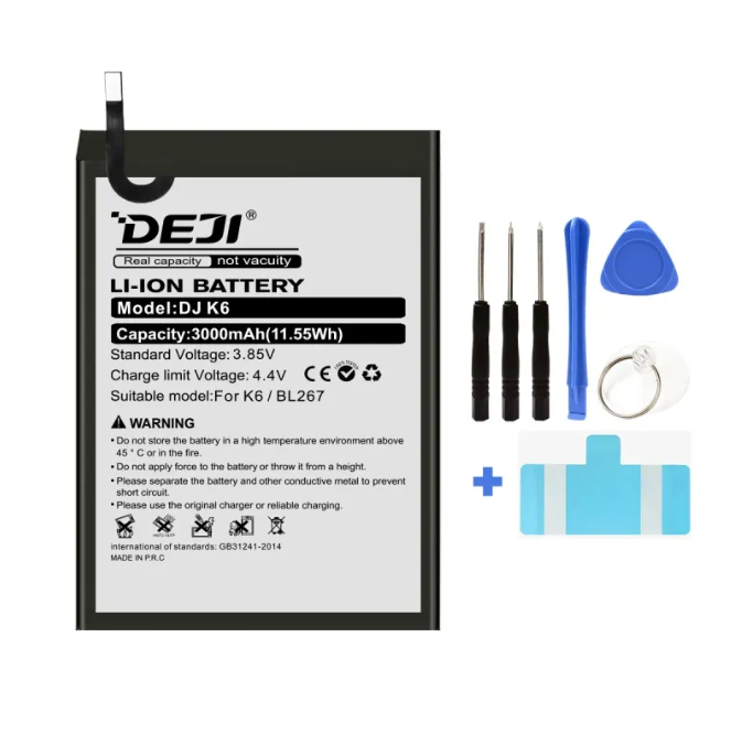 LENOVO K6 / K6 Power 3000mAh Batarya DEJİ