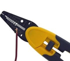 İDEAL 45-716 Kinetic Super Kablo Soyma Pensesi 14-24 AWG Solid / 16-26 AWG Stranded Sarı Siyah
