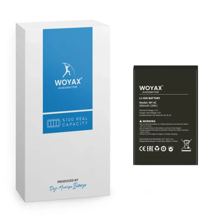 WOYAX by DEJİ NOKİA BL-4C 890mAh Batarya