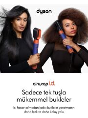 DYSON Airwrap i.d.™ Saç Şekillendirme ve Kurutma Seti Kıvırcık+Bukleli Vinca Mavisi ve Topaz (Dyson TÜRKİYE Garantili)