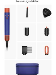 DYSON Airwrap i.d.™ Saç Şekillendirme ve Kurutma Seti Kıvırcık+Bukleli Vinca Mavisi ve Topaz (Dyson TÜRKİYE Garantili) - 2