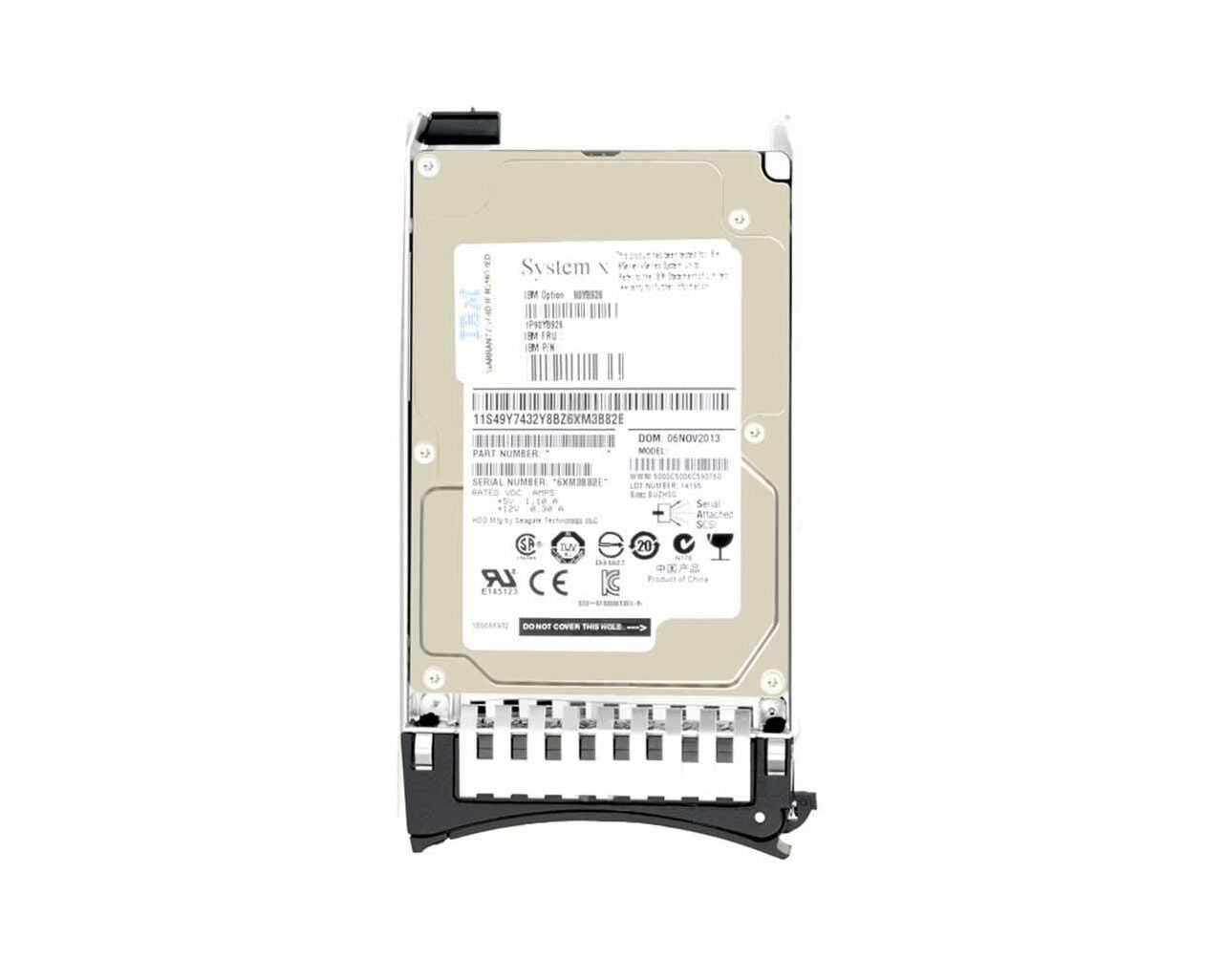 IBM ThinkSystem 1.2TB 10K 12G SAS 2.5'' Server Sunucu Harddisk 7XB7A00027 00YK016 ST1200MM0088 1XH200-155