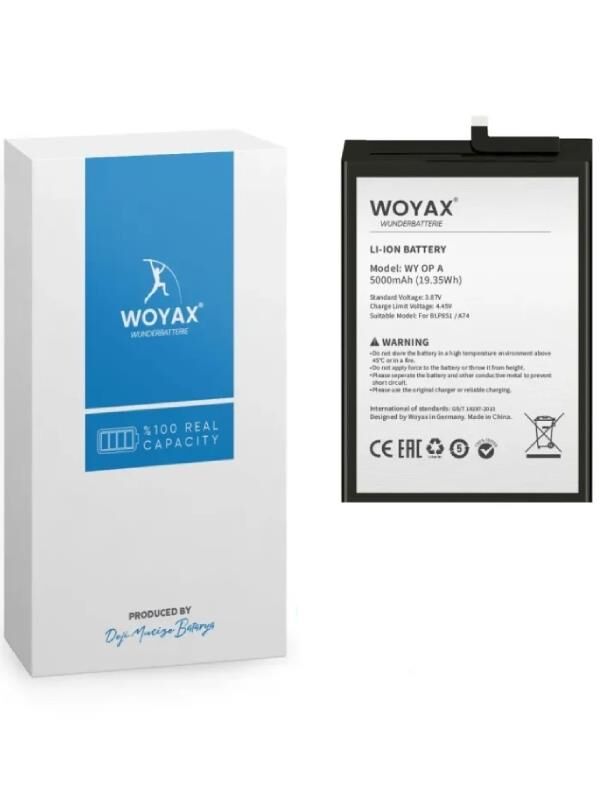 WOYAX by DEJİ OPPO A74 BLP851 5000mAh Batarya